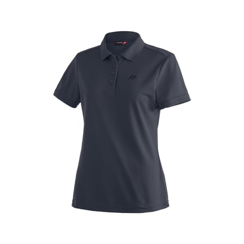 Maier Sports Ulrike, Damen Poloshirt, Leichtes Piqué-Funktionspoloshirt für Wandern und Freizeit, dryprotec Technologie, Atmungsaktiv, NFC-Chip für einfaches Recycling, Dunkelblau, 36 Maier Sports Ulrike, Damen Poloshirt, Leichtes Piqué-Funktionspoloshirt für Wandern und Freizeit, dryprotec Technologie, Atmungsaktiv, NFC-Chip für einfaches Recycling, Dunkelblau, 36 von Maier Sports