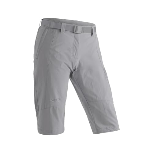 Maier Sports Kluane, Kurze Damen Wanderhose, Wasserabweisende Outdoorhose für Trekking und Hiking, PFC-frei, mSTRETCH pro 4 & Dryprotec, Grau, 42 (W33/L32) Maier Sports Kluane, Kurze Damen Wanderhose, Wasserabweisende Outdoorhose für Trekking und Hiking, PFC-frei, mSTRETCH pro 4 & Dryprotec, Grau, 42 (W33/L32) von Maier Sports