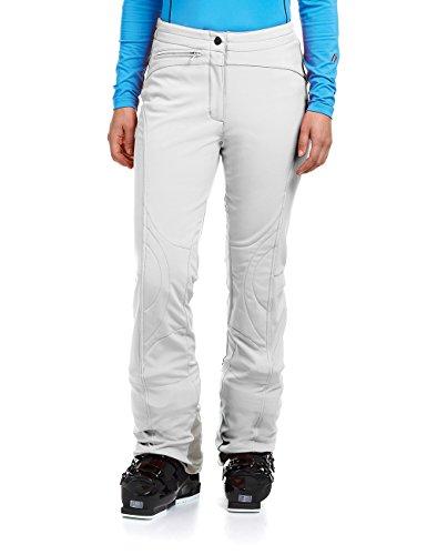 Maier Sports Damen Marie Slimfit Softshell-Skihose, Weiß (white), 42 von Maier Sports