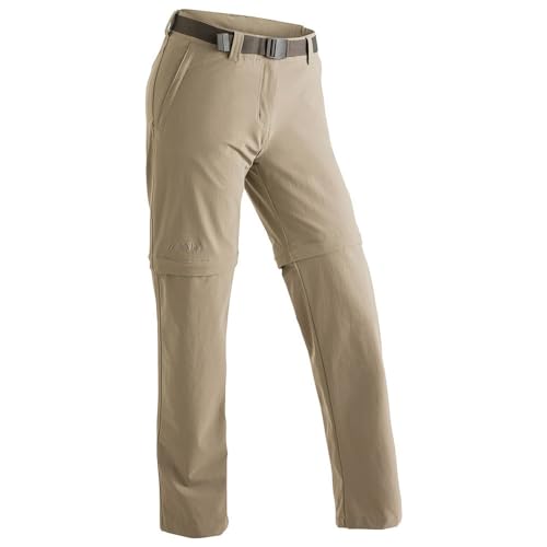 Maier Sports Damen NATA 2 Wanderhose Bermuda-Zipp-Off, Beige (Coriander), 42 EU Maier Sports Damen NATA 2 Wanderhose Bermuda-Zipp-Off, Beige (Coriander), 42 EU von Maier Sports