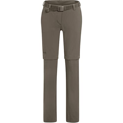 Maier Sports Damen NATA 2 Wanderhose Bermuda-Zipp-Off, Braun (Teak), 44 EU von Maier Sports