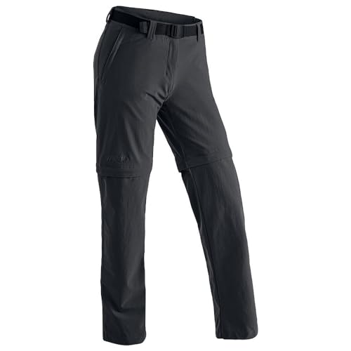 Maier Sports Damen NATA 2 Wanderhose Bermuda-Zipp-Off, Schwarz (Schwarz), 44 EU von Maier Sports