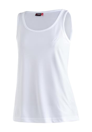 Maier Sports Damen Petra Shirt, White, 50 von Maier Sports