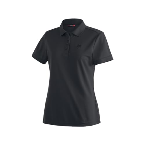 Maier Sports Damen Polo Ulrike T-shirt, Schwarz (black), Gr. 48 von Maier Sports