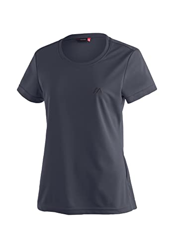Maier Sports Waltraud, Damen T-Shirt, Funktionsshirt mit Rundhals für Wandern und Freizeit, dryprotec Technologie, Atmungsaktiv, NFC-Chip für einfaches Recycling, Dunkelblau, 38 Maier Sports Waltraud, Damen T-Shirt, Funktionsshirt mit Rundhals für Wandern und Freizeit, dryprotec Technologie, Atmungsaktiv, NFC-Chip für einfaches Recycling, Dunkelblau, 38 von Maier Sports