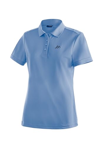 Maier Sports Ulrike, Damen Poloshirt, Leichtes Piqué-Funktionspoloshirt für Wandern und Freizeit, dryprotec Technologie, Atmungsaktiv, NFC-Chip für einfaches Recycling, Hellblau, 44 Maier Sports Ulrike, Damen Poloshirt, Leichtes Piqué-Funktionspoloshirt für Wandern und Freizeit, dryprotec Technologie, Atmungsaktiv, NFC-Chip für einfaches Recycling, Hellblau, 44 von Maier Sports