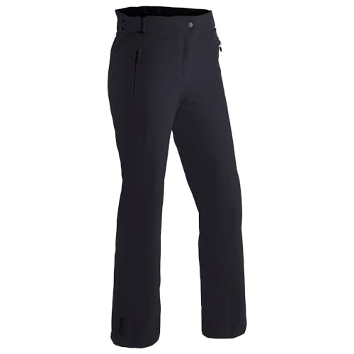 Maier Sports Vroni Slim, Enganliegende Damen Skihose, Wasserdichte Schneehose, Stretchmaterial und verstellbarer Bund, PFC-frei, mTHERM Wattierung & mTEX Wetterschutz, Blau, Gr. 36 (W27/28/L31) von Maier Sports