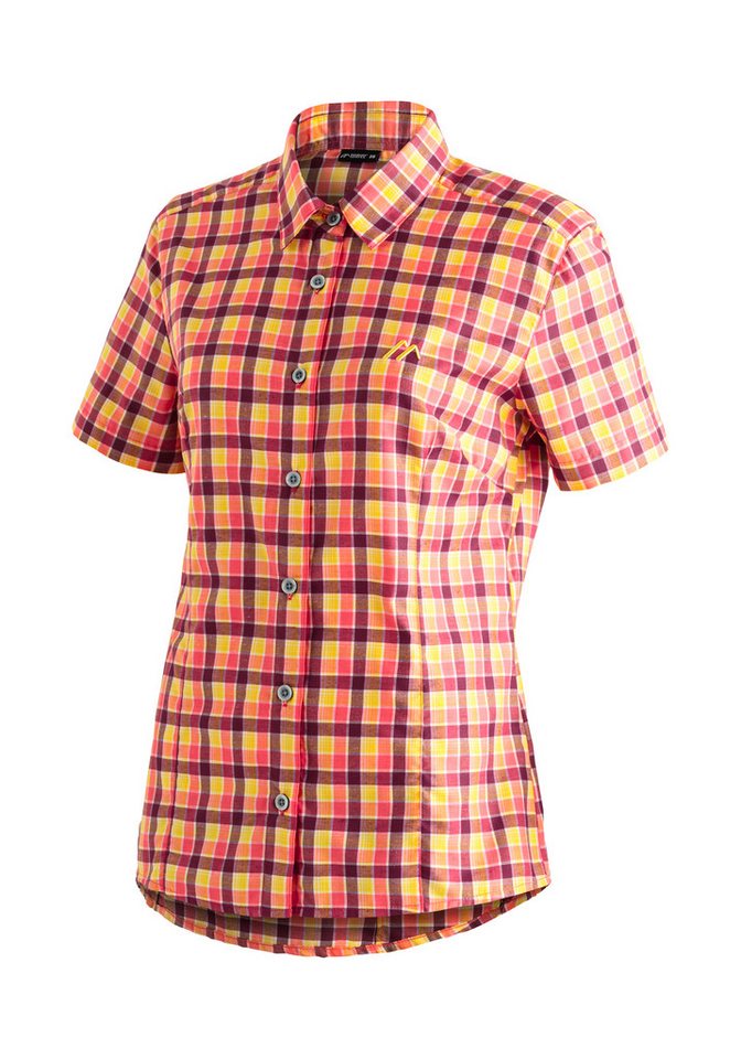 Maier Sports Funktionsbluse Philina Karierte Kurzarm-Bluse für Wandern, Reisen und Freizeit Maier Sports Funktionsbluse Philina Karierte Kurzarm-Bluse für Wandern, Reisen und Freizeit von Maier Sports