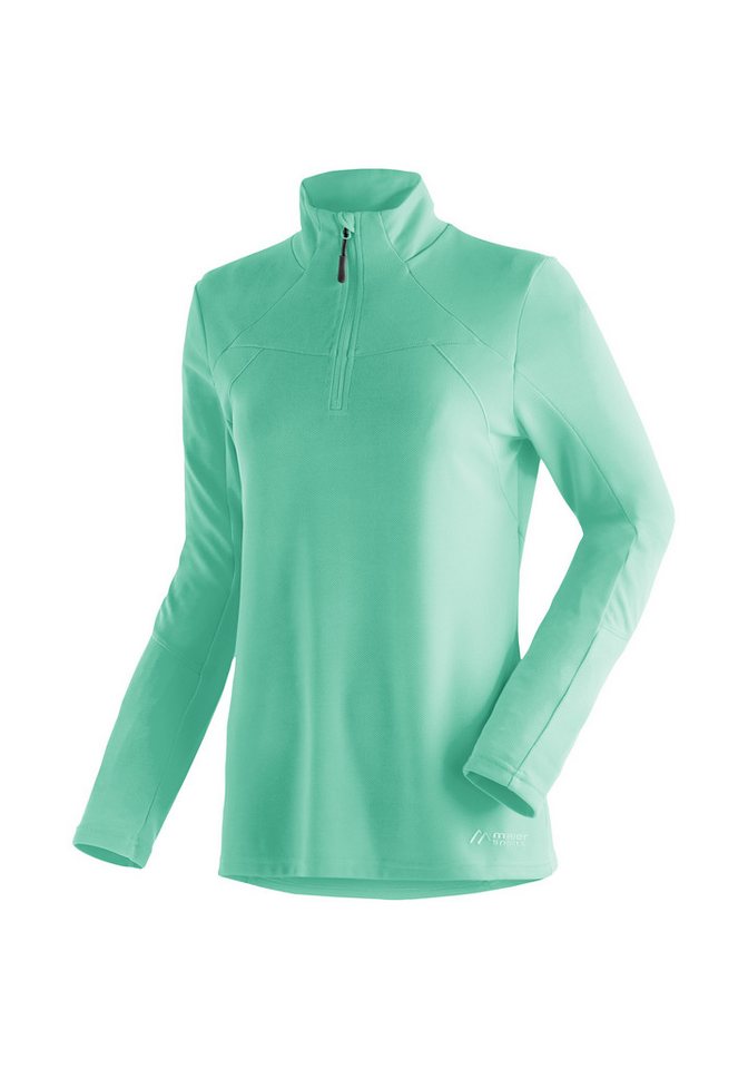 Maier Sports Funktionsshirt Bianka funktionaler Damen Midlayer für Outdoor Touren und Ausflüge von Maier Sports