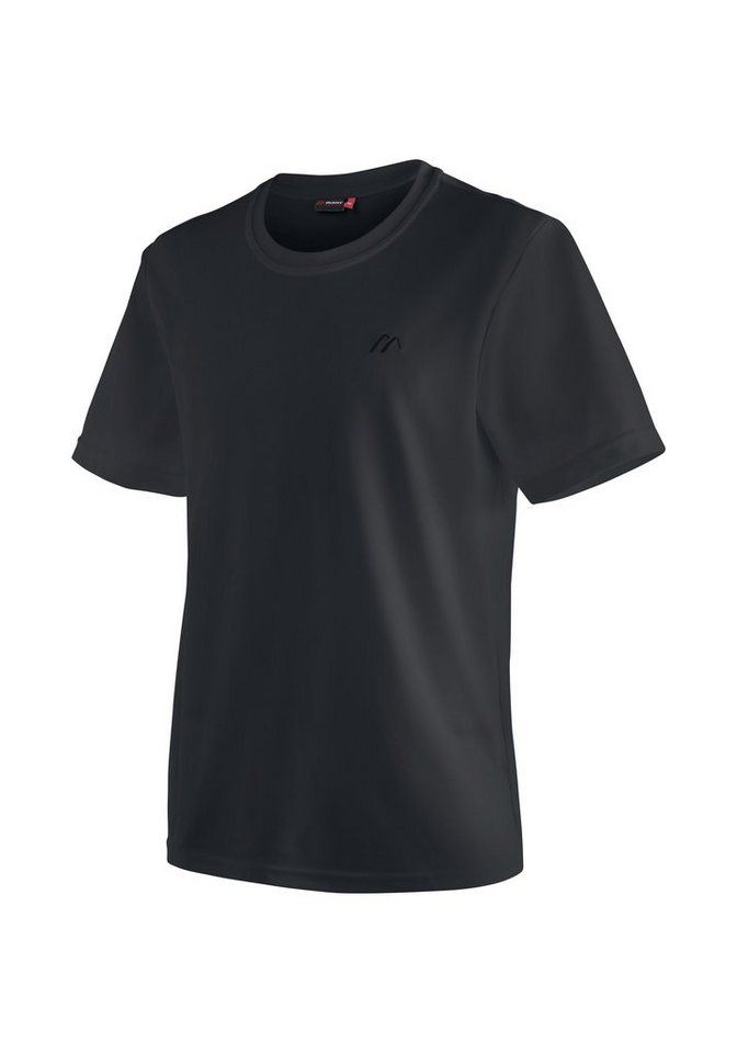 Maier Sports Funktionsshirt Walter Herren T-Shirt, rundhals pique Outdoorshirt, schnelltrocknend von Maier Sports