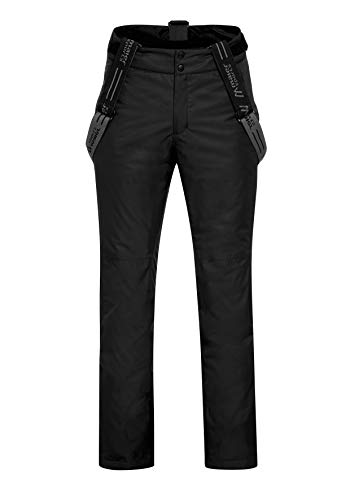 Maier Sports Corban T, Herren Skihose, Wasserdichte Schneehose mit Hosenträgern, Stretchmaterial und verstellbarer Bund, PFC-frei, mTHERM Wattierung & mTEX Wetterschutz, Schwarz, 52 (W36/L32) Maier Sports Corban T, Herren Skihose, Wasserdichte Schneehose mit Hosenträgern, Stretchmaterial und verstellbarer Bund, PFC-frei, mTHERM Wattierung & mTEX Wetterschutz, Schwarz, 52 (W36/L32) von Maier Sports