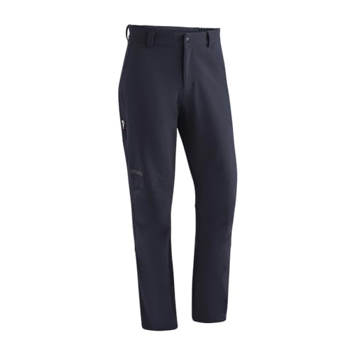 Maier Sports Herrmann, Herren Wanderhose, Wasserabweisende Outdoorhose für Trekking und Hiking, PFC-frei, mSTRETCH pro 2 & Dryprotec, Blau, 24 (W35/36/L30) von Maier Sports