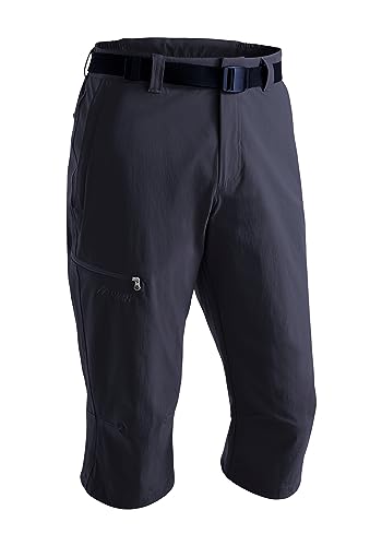 Maier Sports Herren Outdoorhose Jennisei, Wanderhose mit 4 geräumigen Taschen, Capri-Hose mit integriertem Gürtel von Maier Sports