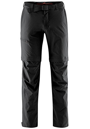Maier Sports Tajo, Herren Wanderhose, Wasserabweisende Outdoorhose für Trekking und Hiking, Praktische T-Zipp-off-Funktion, PFC-frei, mSTRETCH pro 4 & Dryprotec, Schwarz, 48 (W33/L32) Maier Sports Tajo, Herren Wanderhose, Wasserabweisende Outdoorhose für Trekking und Hiking, Praktische T-Zipp-off-Funktion, PFC-frei, mSTRETCH pro 4 & Dryprotec, Schwarz, 48 (W33/L32) von Maier Sports