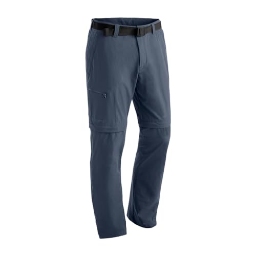 Maier Sports Tajo, Herren Wanderhose, Wasserabweisende Outdoorhose für Trekking und Hiking, Praktische T-Zipp-off-Funktion, PFC-frei, mSTRETCH pro 4 & Dryprotec, Grau, 110 (W38/L35) von Maier Sports