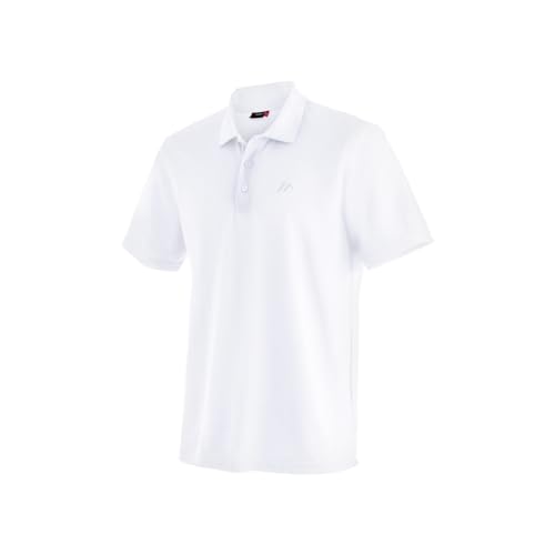 Maier Sports Herren Ulrich Poloshirt, Weiß, M EU von Maier Sports