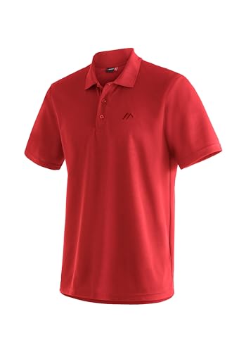 Maier Sports Ulrich, Herren Poloshirt, Leichtes Piqué-Funktionspoloshirt für Wandern und Freizeit, dryprotec Technologie, Atmungsaktiv, NFC-Chip für einfaches Recycling, Rot, S Maier Sports Ulrich, Herren Poloshirt, Leichtes Piqué-Funktionspoloshirt für Wandern und Freizeit, dryprotec Technologie, Atmungsaktiv, NFC-Chip für einfaches Recycling, Rot, S von Maier Sports