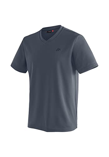 Maier Sports Herren T-Shirt Wali, einfarbiges Piqué Kurzarm-Shirt mit V-Ausschnitt Maier Sports Herren T-Shirt Wali, einfarbiges Piqué Kurzarm-Shirt mit V-Ausschnitt von Maier Sports