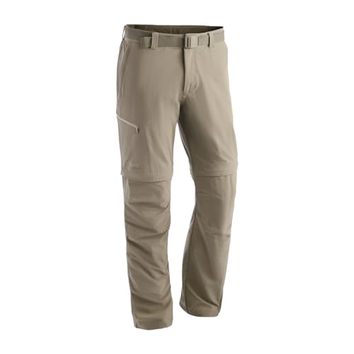 Maier Sports Tajo 2, Herren Wanderhose, Wasserabweisende Outdoorhose für Trekking und Hiking, Praktische Zipp-off-Funktion, PFC-frei, mSTRETCH pro 4 & Dryprotec, Braun, 98 (W33/L34) von Maier Sports