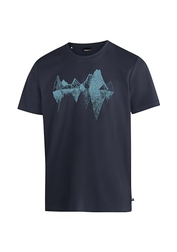 Maier Sports Tilia Pique M, Herren T-Shirt, Funktionsshirt mit Rundhals für Wandern und Freizeit, dryprotec Technologie, Atmungsaktiv, NFC-Chip für einfaches Recycling, Dunkelblau, XXL Maier Sports Tilia Pique M, Herren T-Shirt, Funktionsshirt mit Rundhals für Wandern und Freizeit, dryprotec Technologie, Atmungsaktiv, NFC-Chip für einfaches Recycling, Dunkelblau, XXL von Maier Sports