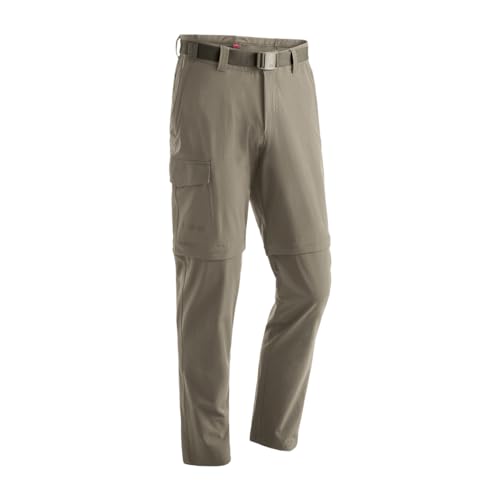 maier sports Herren Torid Slim Zip Wanderhose, Beige (coriander), 48 von Maier Sports