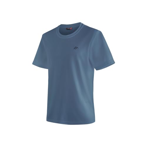 Maier Sports Walter, Herren T-Shirt, Funktionsshirt mit Rundhals für Wandern und Freizeit, dryprotec Technologie, Atmungsaktiv, NFC-Chip für einfaches Recycling, Blau, S Maier Sports Walter, Herren T-Shirt, Funktionsshirt mit Rundhals für Wandern und Freizeit, dryprotec Technologie, Atmungsaktiv, NFC-Chip für einfaches Recycling, Blau, S von Maier Sports