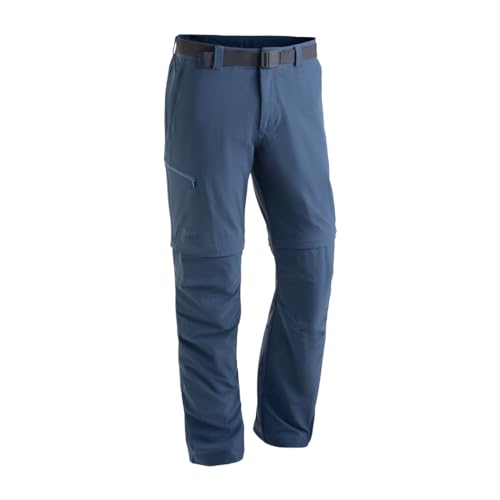 Maier Sports Tajo 2, Herren Wanderhose, Wasserabweisende Outdoorhose für Trekking und Hiking, Praktische Zipp-off-Funktion, PFC-frei, mSTRETCH pro 4 & Dryprotec, Blau, 28 (W42/L31) von Maier Sports