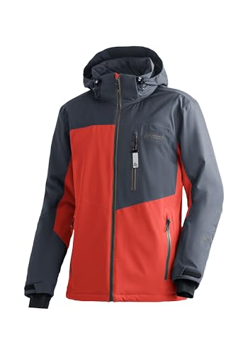 Maier Sports Oravice, Warme Herren Skijacke, Wasserdichte Winterjacke mit 4-Wege-Stretch, mTEX Wetterschutz und mTHERM für hohen Wärmerückhalt, PFC-frei, Rot/Grau, 52 Maier Sports Oravice, Warme Herren Skijacke, Wasserdichte Winterjacke mit 4-Wege-Stretch, mTEX Wetterschutz und mTHERM für hohen Wärmerückhalt, PFC-frei, Rot/Grau, 52 von Maier Sports