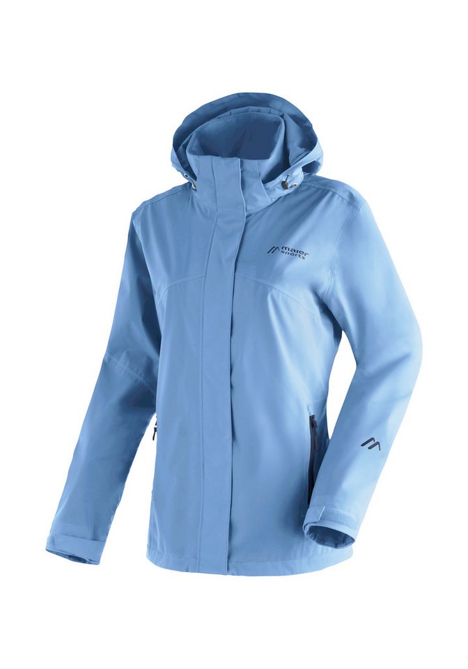 Maier Sports Outdoorjacke Metor rec W Damen Regenjacke wasserdicht mit Kapuze, 2 Taschen außen, Innentasche Maier Sports Outdoorjacke Metor rec W Damen Regenjacke wasserdicht mit Kapuze, 2 Taschen außen, Innentasche von Maier Sports