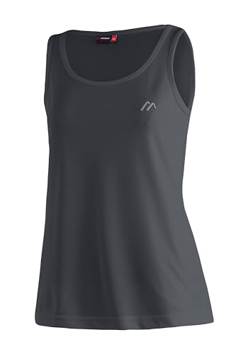 Maier Sports Petra, Ärmelloses Damen T-Shirt, Outdoorshirt mit Rundhals für Wandern und Freizeit, dryprotec Technologie, Atmungsaktiv, NFC-Chip für einfaches Recycling, Schwarz, 40 Maier Sports Petra, Ärmelloses Damen T-Shirt, Outdoorshirt mit Rundhals für Wandern und Freizeit, dryprotec Technologie, Atmungsaktiv, NFC-Chip für einfaches Recycling, Schwarz, 40 von Maier Sports