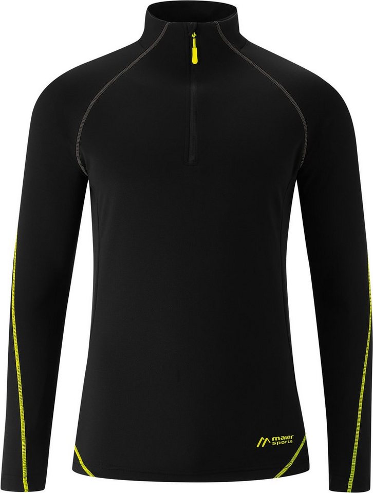 Maier Sports Rollkragenshirt ROGER He-Skirolli BLACK / SULPHUR SPRING von Maier Sports