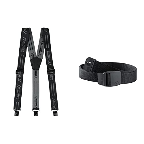 Maier Sports Suspender, Hosenträger für Erwachsene, ideal für Skihose oder Schneehose & Unisex Gürtel Eco für Outdoor und Wandern, black, 2 Maier Sports Suspender, Hosenträger für Erwachsene, ideal für Skihose oder Schneehose & Unisex Gürtel Eco für Outdoor und Wandern, black, 2 von Maier Sports