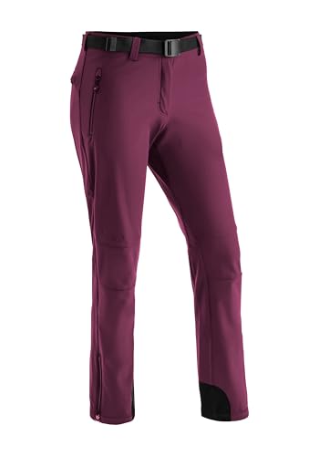 Maier Sports Tech Pants W, Warme Damen Wanderhose, Wasserabweisende Softshell-Outdoorhose für Trekking und Hiking, PFC-frei, mSTRETCH pro 2 & stormprotec-Technologie, Brombeer, 36 Maier Sports Tech Pants W, Warme Damen Wanderhose, Wasserabweisende Softshell-Outdoorhose für Trekking und Hiking, PFC-frei, mSTRETCH pro 2 & stormprotec-Technologie, Brombeer, 36 von Maier Sports