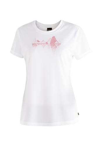 Maier Sports Tilia Pique W, Damen T-Shirt, Funktionsshirt mit Rundhals für Wandern und Freizeit, dryprotec Technologie, Atmungsaktiv, NFC-Chip für einfaches Recycling, Weiß, 48 Maier Sports Tilia Pique W, Damen T-Shirt, Funktionsshirt mit Rundhals für Wandern und Freizeit, dryprotec Technologie, Atmungsaktiv, NFC-Chip für einfaches Recycling, Weiß, 48 von Maier Sports