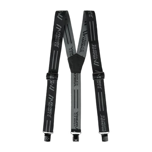 Maier Sports Unisex Hosenträger Suspender, Schwarz Maier Sports Unisex Hosenträger Suspender, Schwarz von Maier Sports