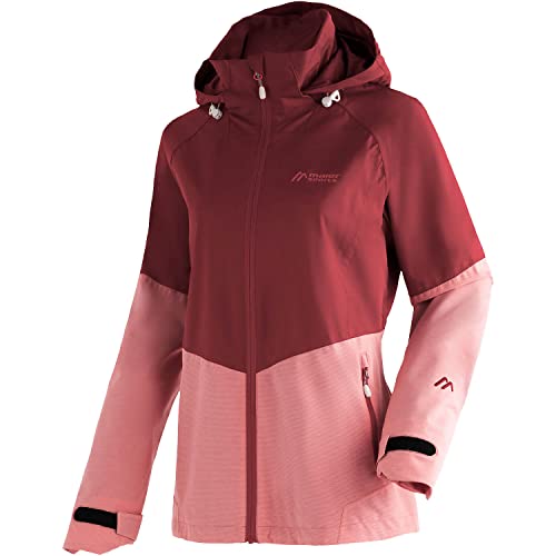 Maier Sports W Echaz Colorblock-Pink-Rot - Atmungsaktive wasserdichte Damen Wanderjacke, Größe 38 - Farbe Sun-dried Toma Maier Sports W Echaz Colorblock-Pink-Rot - Atmungsaktive wasserdichte Damen Wanderjacke, Größe 38 - Farbe Sun-dried Toma von Maier Sports