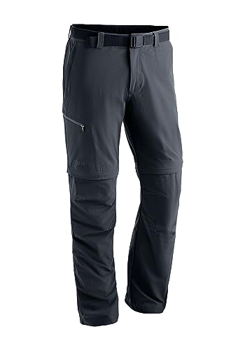 Maier Sports Tajo 2, Herren Wanderhose, Wasserabweisende Outdoorhose für Trekking und Hiking, Praktische Zipp-off-Funktion, PFC-frei, mSTRETCH pro 4 & Dryprotec, Schwarz, 48 (W33/L32) von Maier Sports