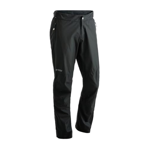 Maier Sports Raindrop M, Herren Wanderhose, Wasserabweisende Outdoorhose für Trekking und Hiking, PFC-frei, mTEX Wetterschutz und Silverplus Netzfutter, Schwarz, 56 (W39/40/L32) von Maier Sports