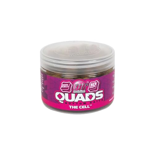 Mainline Quads Fischhaken: Cell, Nadelspitze, Hartstahl, Einheitsgröße, 10 mm, 150 ml Dose, 1 Stück Mainline Quads Fischhaken: Cell, Nadelspitze, Hartstahl, Einheitsgröße, 10 mm, 150 ml Dose, 1 Stück von Mainline