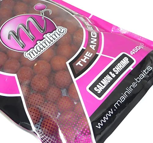 Mainline Shelf Life Boilies Salmon & Shrimp 15 mm 450 gr. von Mainline