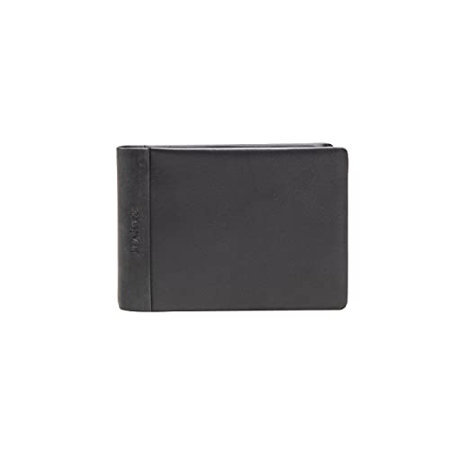 Maitre - Leder Geldbörse mit RFID Schutz, Münzfach & Scheinfach für Herren - Portemonnaie mit Kreditkartenfächern, Schwarz von Maitre