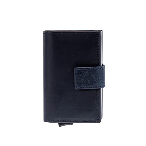 Maitre - Kreditkartenhalter, blau - Slim Wallet für Damen und Herren, mit RFID Blocker, Geldbörse mit Münzfach, Kartenhalter mit Kreditkartenfach Maitre - Kreditkartenhalter, blau - Slim Wallet für Damen und Herren, mit RFID Blocker, Geldbörse mit Münzfach, Kartenhalter mit Kreditkartenfach von Maitre