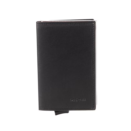 Maitre - Kreditkartenhalter aus Leder - Slim Wallet für Damen und Herren, mit RFID Blocker, Geldbörse mit Geldscheinfach, Kartenhalter mit Kreditkartenfach - f3 c-one, Schwarz Maitre - Kreditkartenhalter aus Leder - Slim Wallet für Damen und Herren, mit RFID Blocker, Geldbörse mit Geldscheinfach, Kartenhalter mit Kreditkartenfach - f3 c-one, Schwarz von Maitre