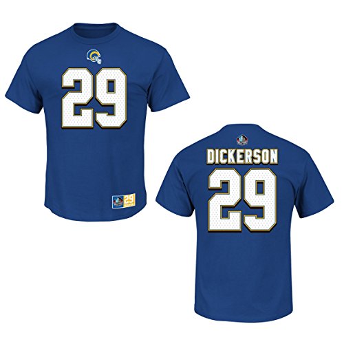 Majestic Athletic NFL Football T-Shirt Los Angeles Rams Eric Dickerson blau Trikot Jersey Receiver II (L) von Majestic