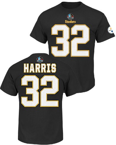 Franco Harris Pittsburgh Steelers Majestic HOF Player T-Shirt - Black von Majestic Athletic