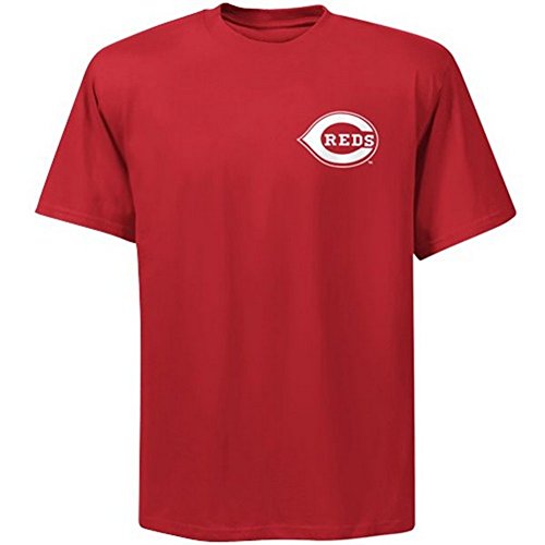 MLB Baseball T-Shirt Cincinnati Reds Johnny Bench 5 rot Hall of Fame Hof Trikot (XXL) von Majestic