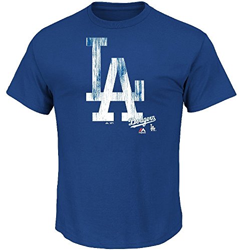 Majestic MLB Baseball T-Shirt LOS Angeles L.A. Dodgers Take-Em-to-School Logo in S (SMALL) von Majestic