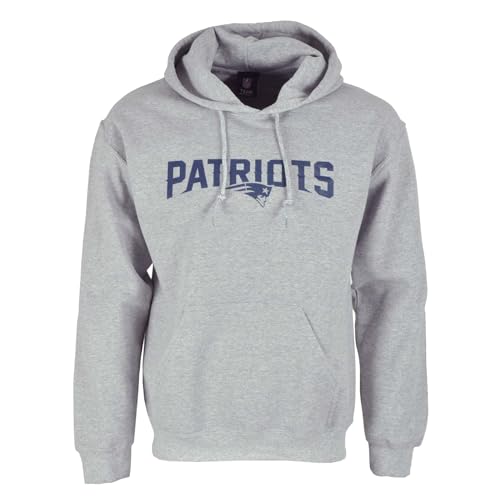 Majestic NFL Football Hoodie Kapuzenpullover New England Patriots, grau M Majestic NFL Football Hoodie Kapuzenpullover New England Patriots, grau M von Majestic