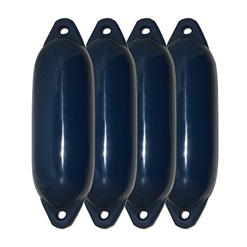 Majoni 4er-Set Bootsfender Star 35 - Farbe Navy, Länge 62cm von Majoni