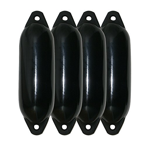 Majoni 4er-Set Bootsfender Star 35 - Farbe schwarz, Länge 62cm Majoni 4er-Set Bootsfender Star 35 - Farbe schwarz, Länge 62cm von Majoni